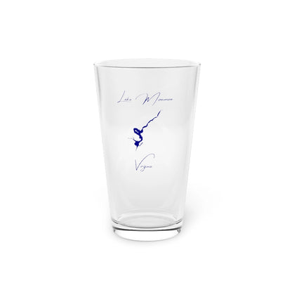 Virginia  Lake  Moomaw  16oz  Pint  Glass  front  position  view  from  front  16oz.webp
