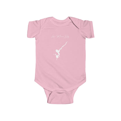 Virginia  Lake  Moomaw  Onesie  front  position  view  from  front  pink.webp