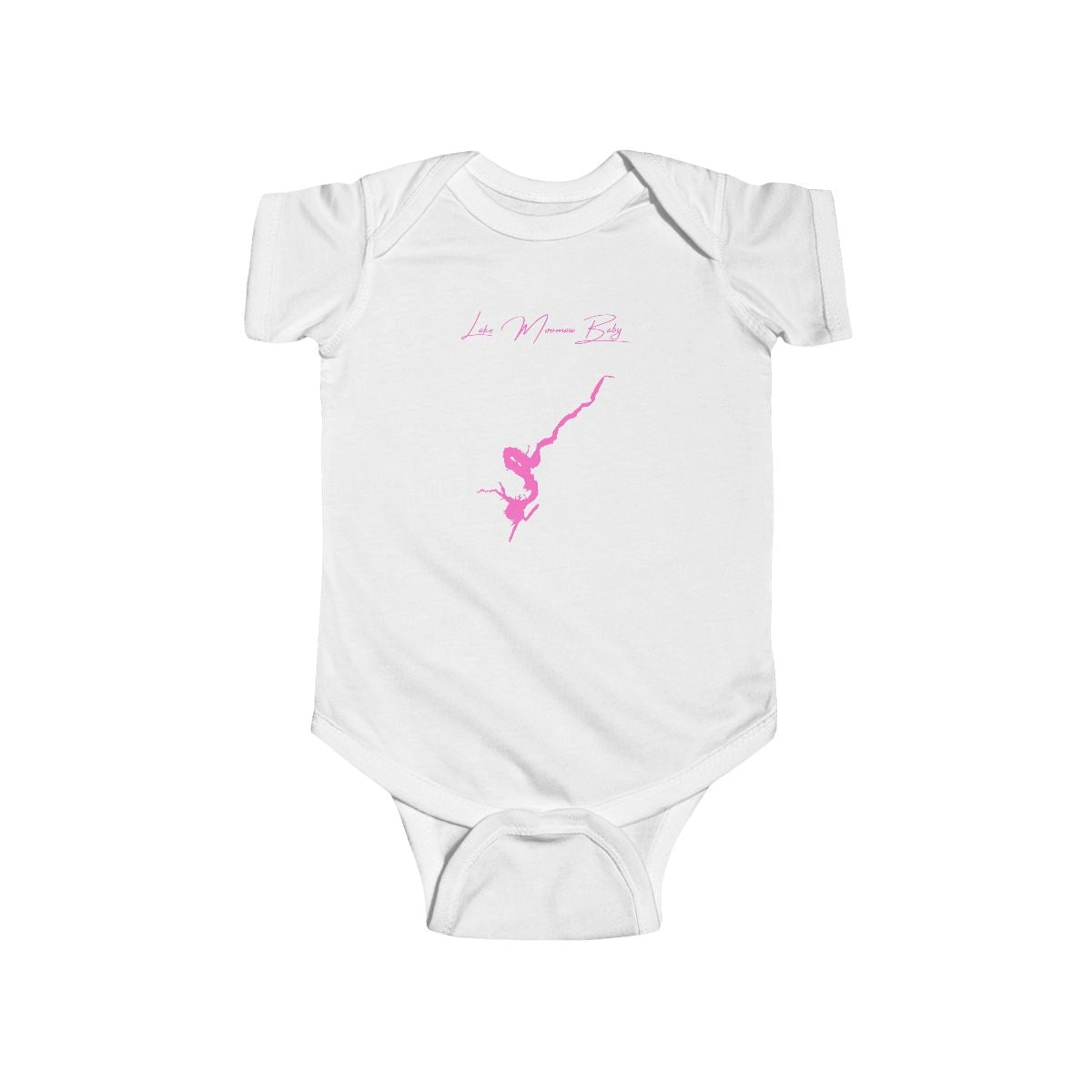 Virginia  Lake  Moomaw  Onesie  front  position  view  from  front  white.webp