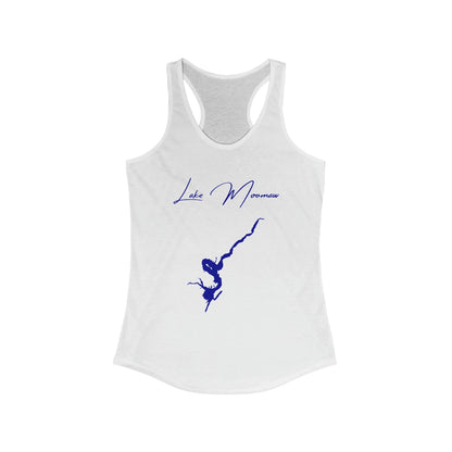 Virginia  Lake  Moomaw  Racerback-Tank  front  position  view  from  front  solid  white.webp