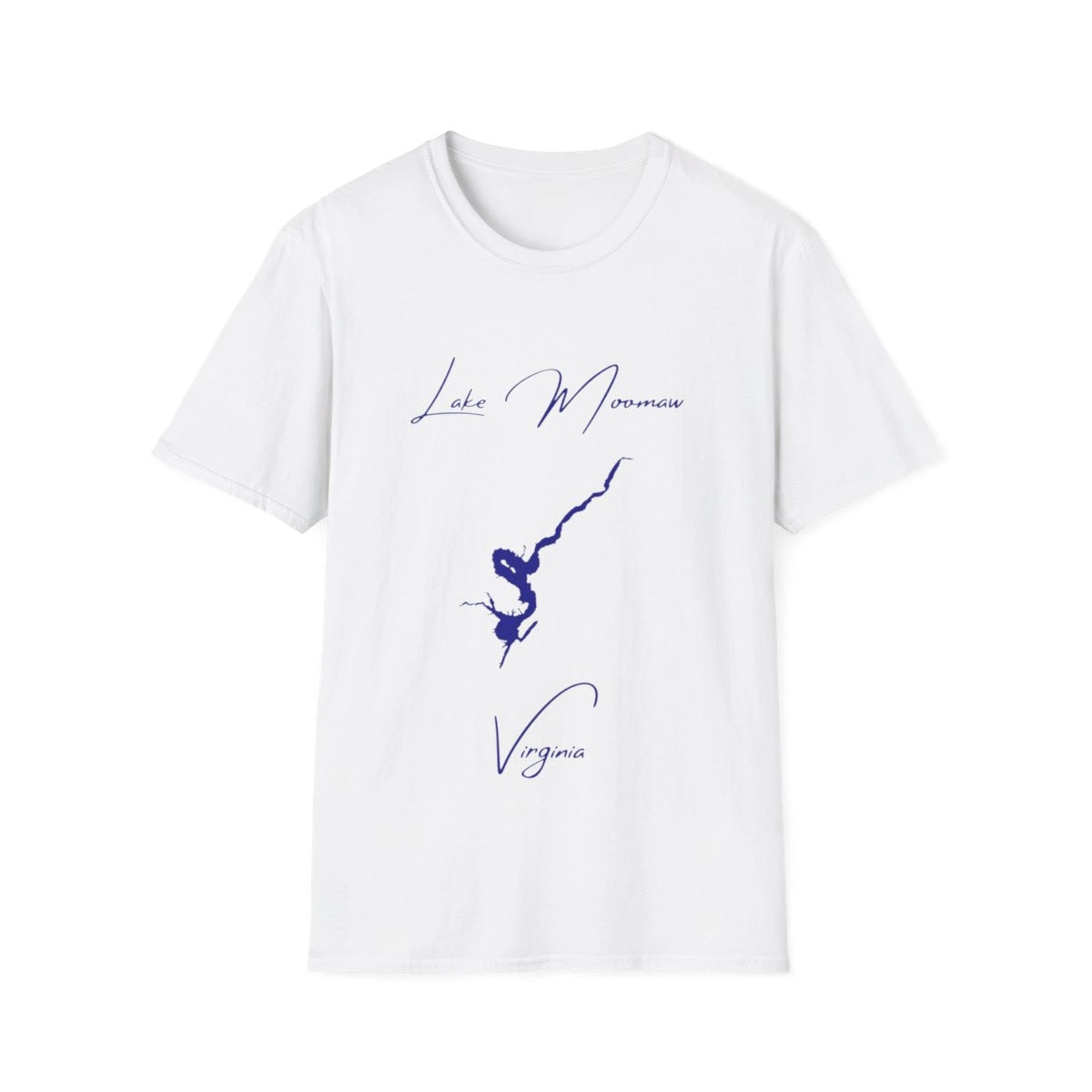 Virginia  Lake  Moomaw  T-shirt  front  position  view  from  front  white.webp