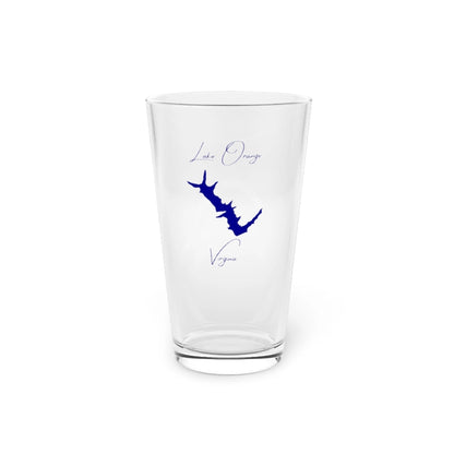 Virginia  Lake  Orange  16oz  Pint  Glass  front  position  view  from  front  16oz.webp
