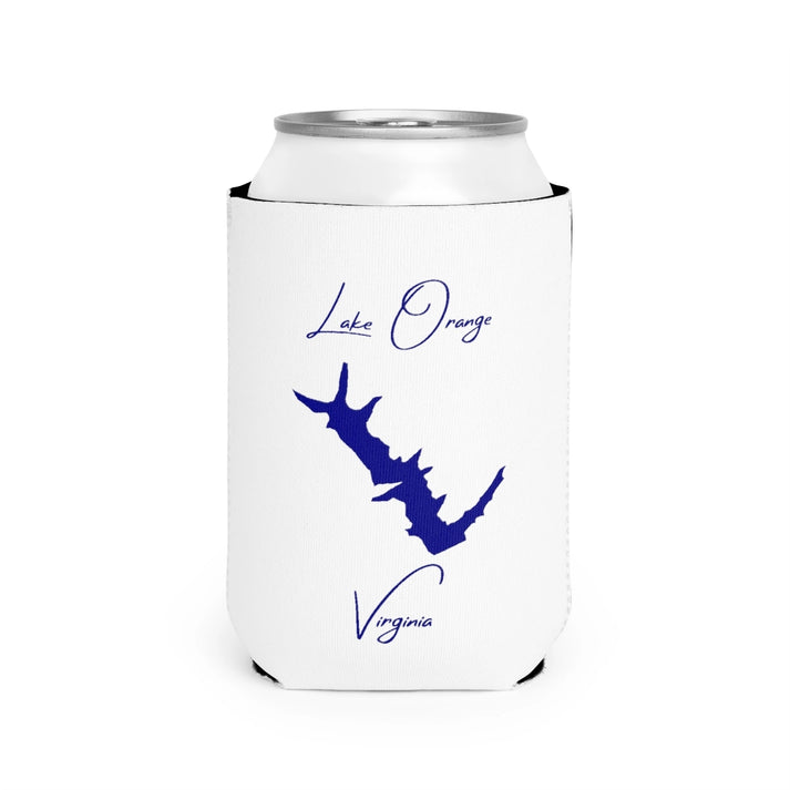 Virginia  Lake  Orange  Can  Koozie  front  position  view  from  front-2  white.webp