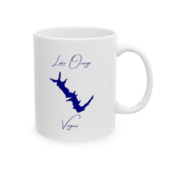Virginia  Lake  Orange  Ceramic  Mug  other  position  view  from  right  11oz.webp