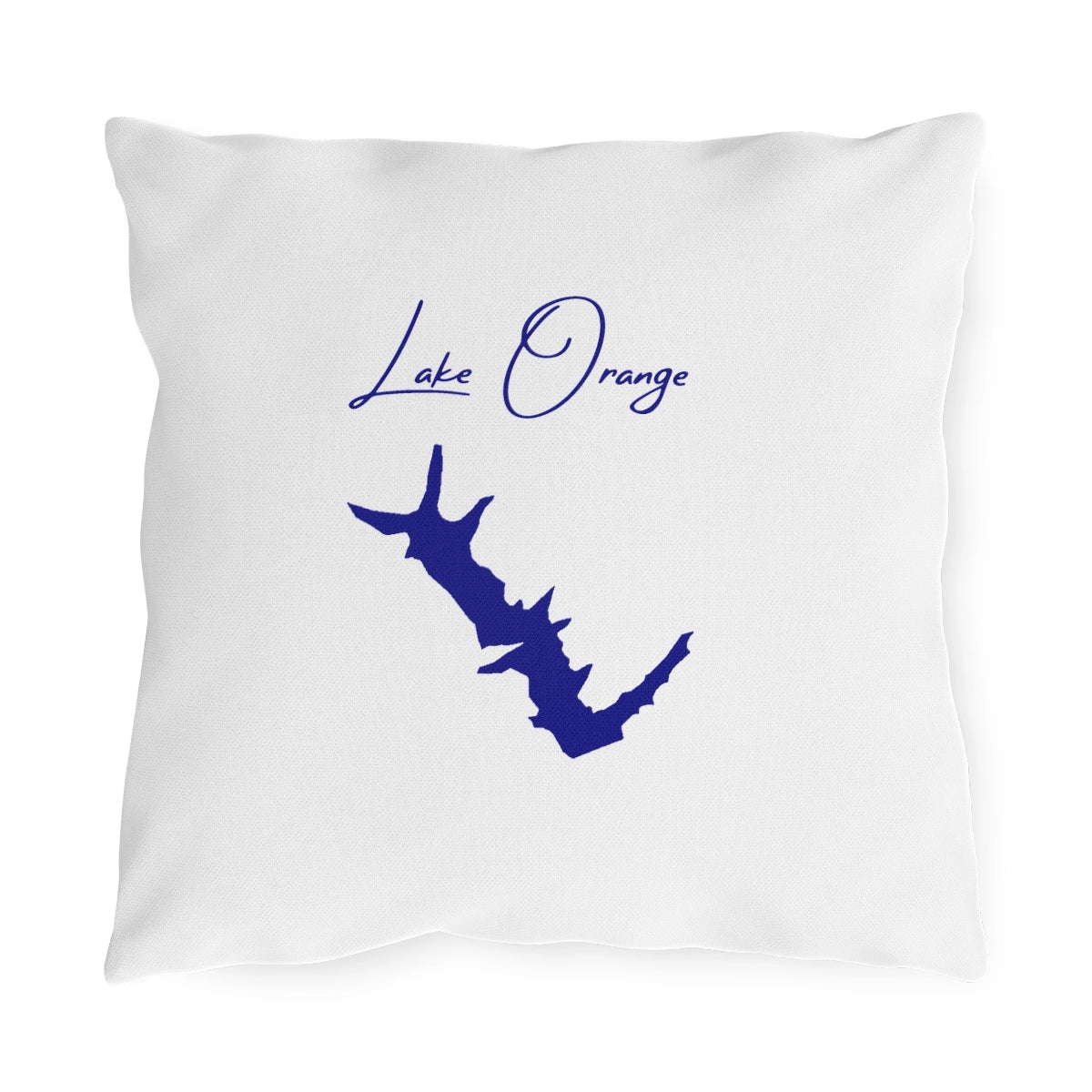 Virginia  Lake  Orange  Outdoor  Pillow  front  position  view  from  front  16  x  16.webp