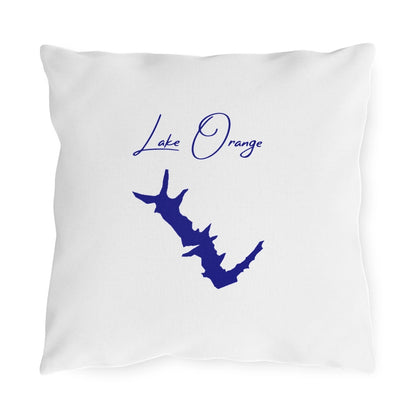 Virginia  Lake  Orange  Outdoor  Pillow  front  position  view  from  front  16  x  16.webp