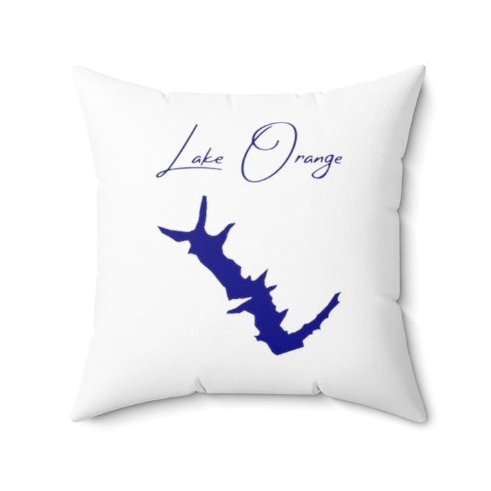 Virginia  Lake  Orange  Pillow  front  position  view  from  front  20  x  20.webp