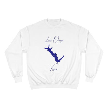 Virginia  Lake  Orange  Sweatshirt  front  position  view  from  front  white.webp