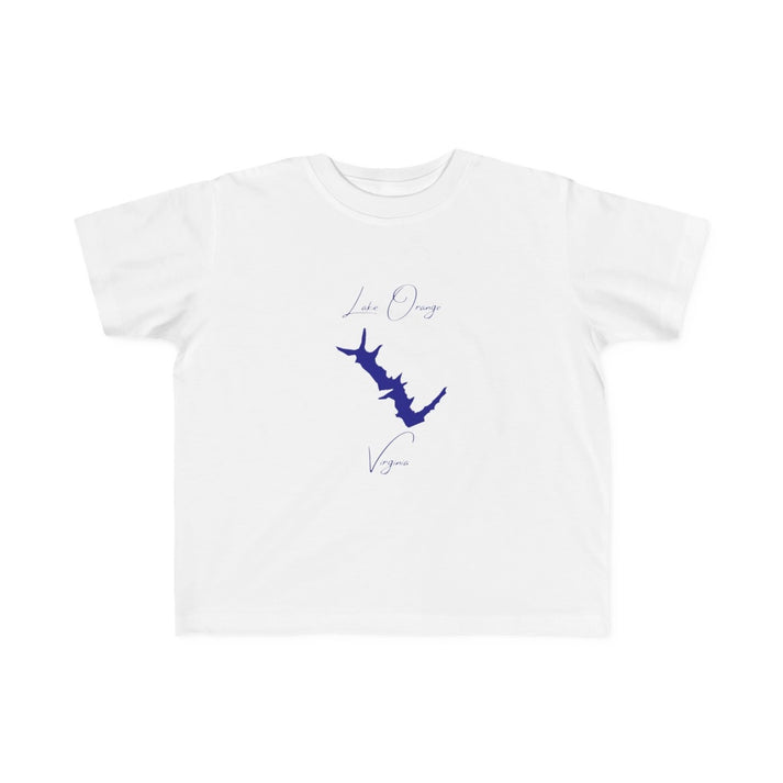 Virginia  Lake  Orange  Toddler  T-shirt  front  position  view  from  front  white.webp