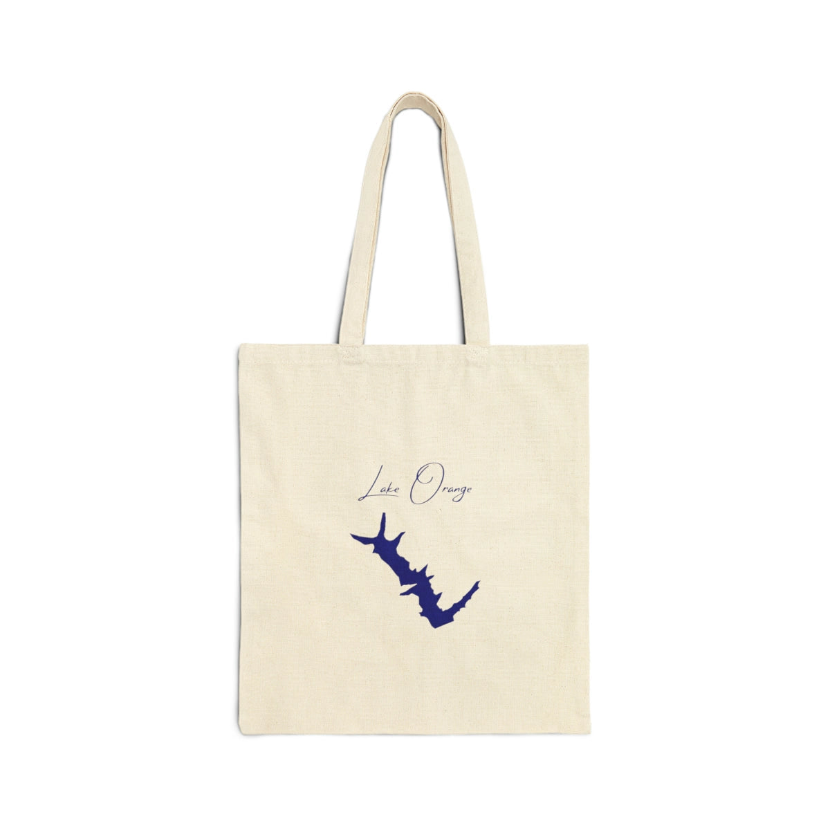 Virginia  Lake  Orange  Tote  Bag  back  position  view  from  back  15  x  16.webp