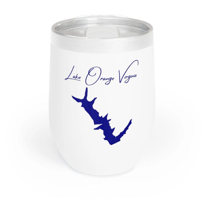 Virginia  Lake  Orange  Wine  Tumbler  front  position  view  from  front  white.webp