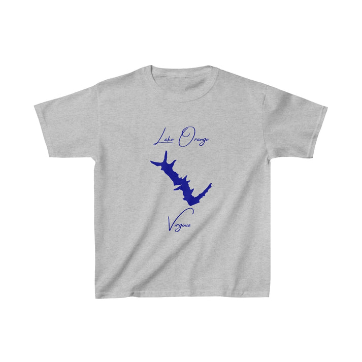 Virginia  Lake  Orange  Youth  T-shirt  front  position  view  from  front  sport  grey.webp