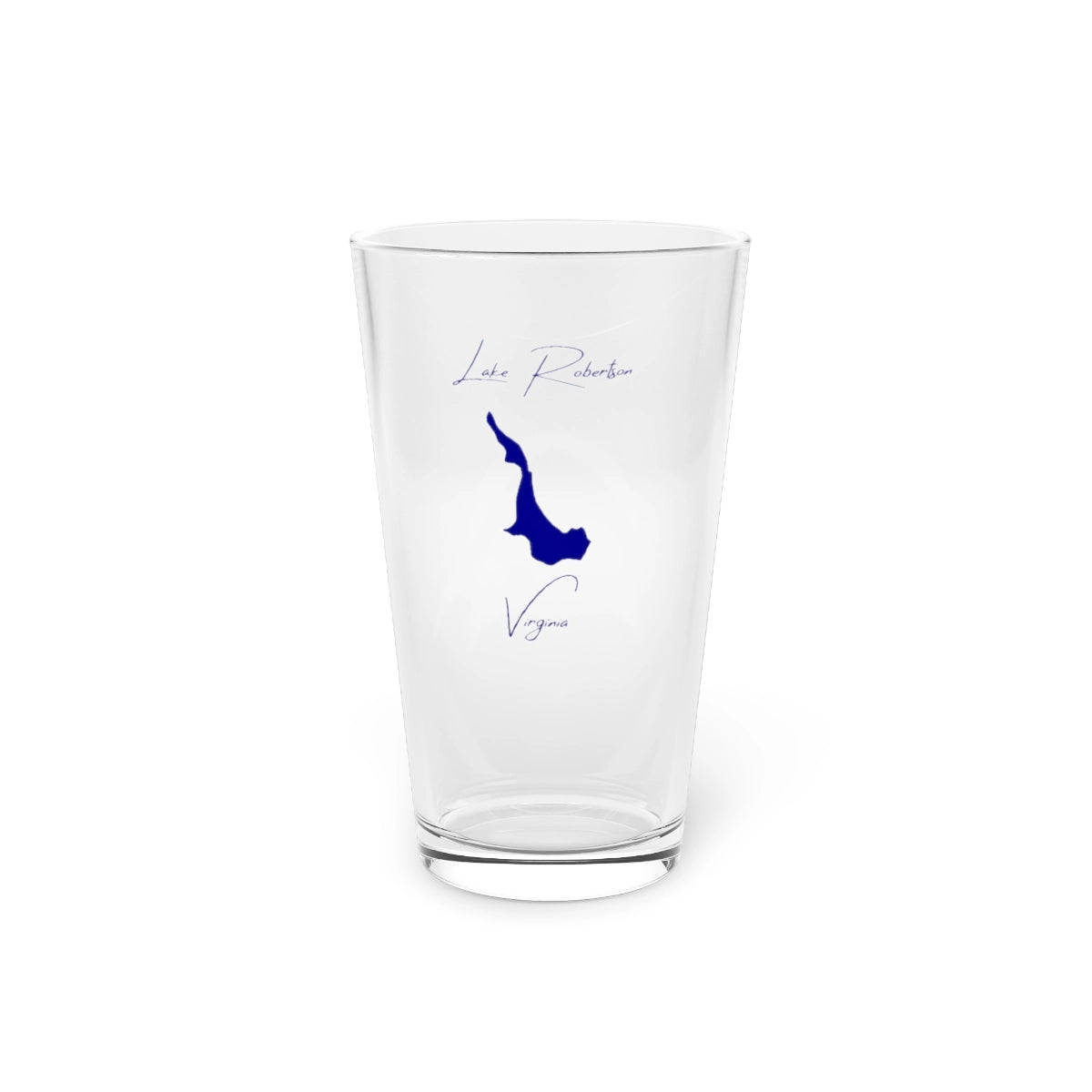 Virginia  Lake  Robertson  16oz  Pint  Glass  front  position  view  from  front  16oz.webp