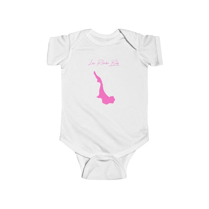 Virginia  Lake  Robertson  Onesie  front  position  view  from  front  white.webp