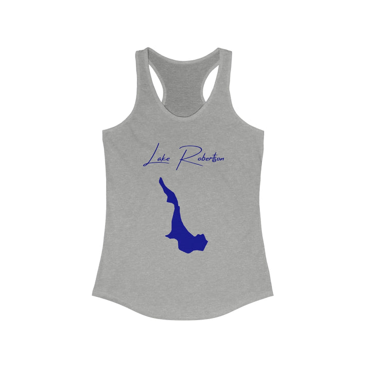 Virginia  Lake  Robertson  Racerback-Tank  front  position  view  from  front  heather  grey.webp