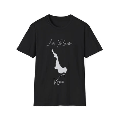 Virginia  Lake  Robertson  T-shirt  front  position  view  from  front  black.webp