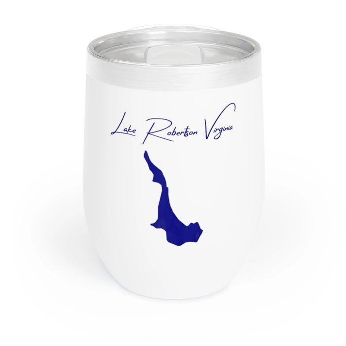 Virginia  Lake  Robertson  Wine  Tumbler  front  position  view  from  front  white.webp