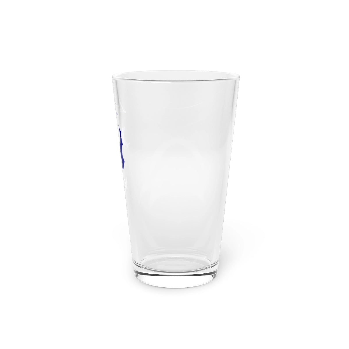 Virginia  Lake  Thoreau  16oz  Pint  Glass  front  position  view  from  right  16oz.webp