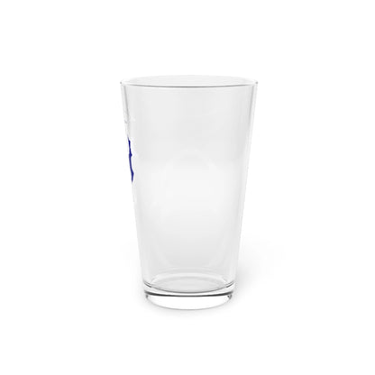 Virginia  Lake  Thoreau  16oz  Pint  Glass  front  position  view  from  right  16oz.webp