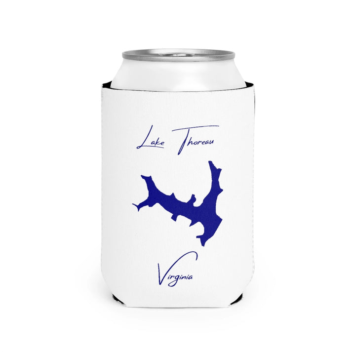 Virginia  Lake  Thoreau  Can  Koozie  front  position  view  from  front-2  white.webp