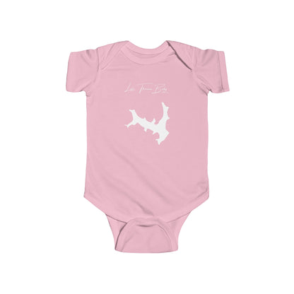 Virginia  Lake  Thoreau  Onesie  front  position  view  from  front  pink.webp