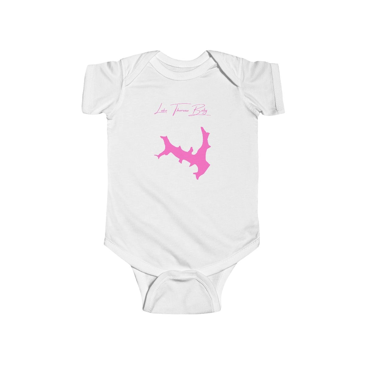 Virginia  Lake  Thoreau  Onesie  front  position  view  from  front  white.webp