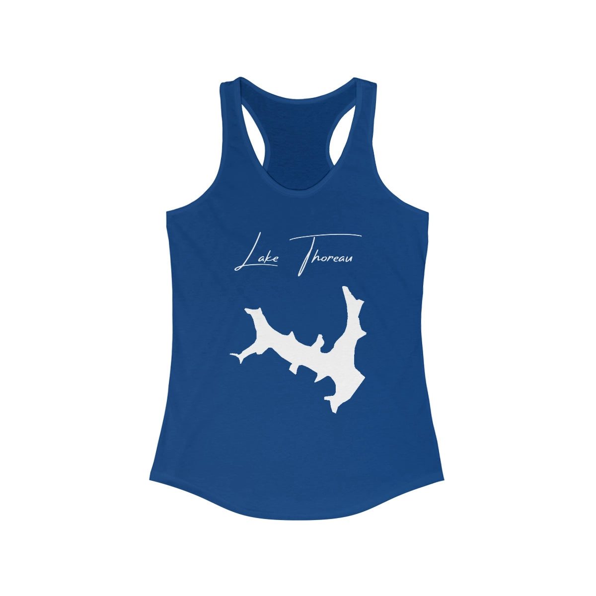 Virginia  Lake  Thoreau  Racerback-Tank  front  position  view  from  front  solid  royal.webp
