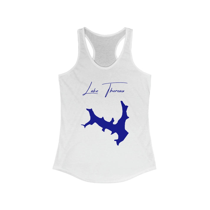 Virginia  Lake  Thoreau  Racerback-Tank  front  position  view  from  front  solid  white.webp