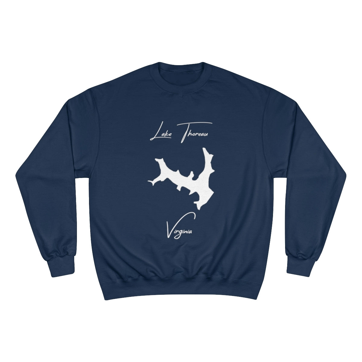 Virginia  Lake  Thoreau  Sweatshirt  front  position  view  from  front  navy.webp