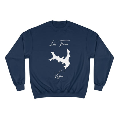 Virginia  Lake  Thoreau  Sweatshirt  front  position  view  from  front  navy.webp