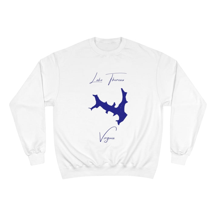 Virginia  Lake  Thoreau  Sweatshirt  front  position  view  from  front  white.webp