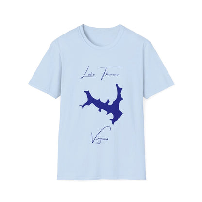 Virginia  Lake  Thoreau  T-shirt  front  position  view  from  front  light  blue.webp
