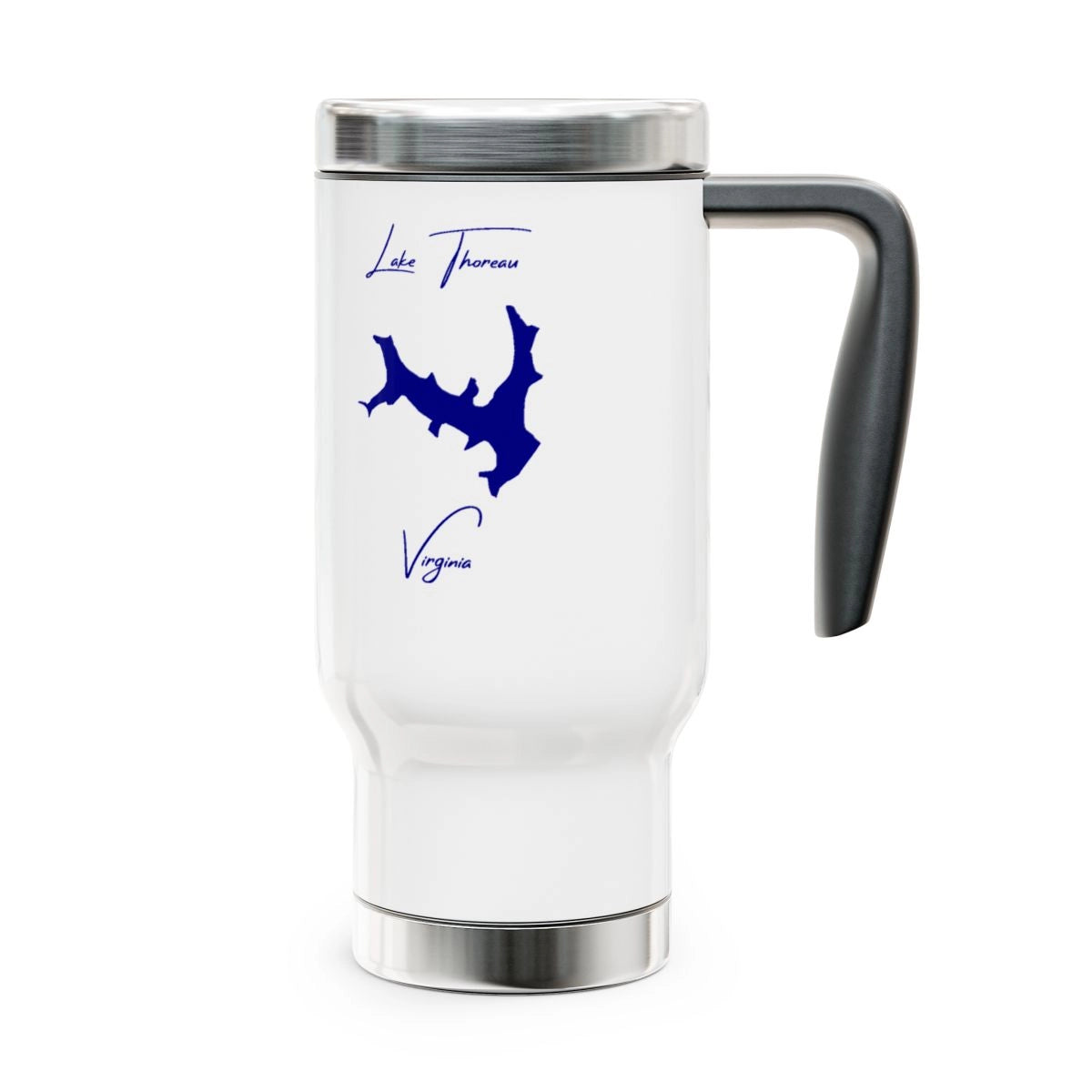 Virginia  Lake  Thoreau  Travel  Mug  other  position  view  from  right  14oz.webp