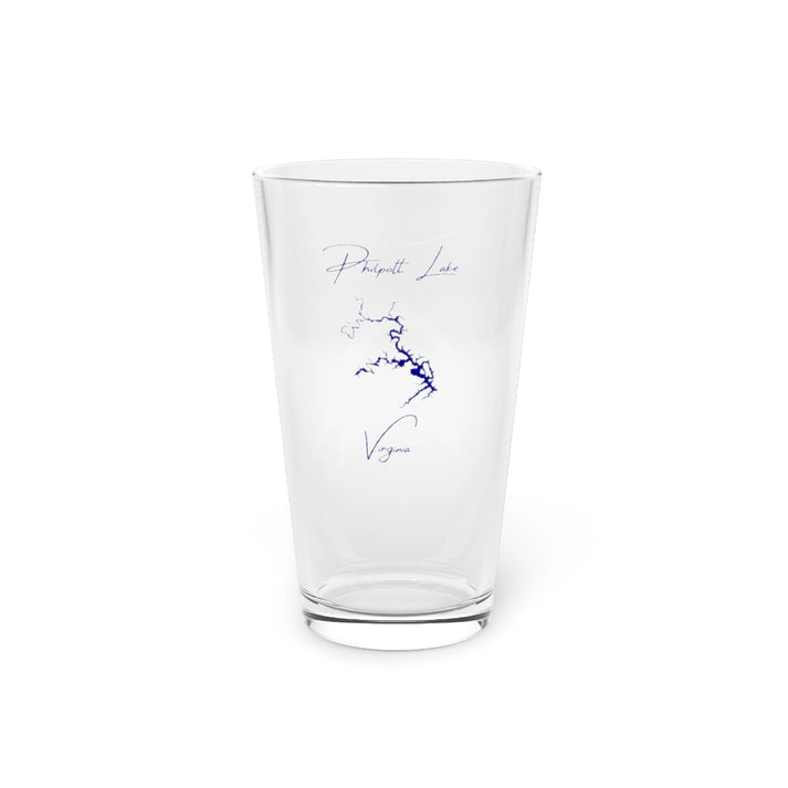 Virginia  Philpott  Lake  16oz  Pint  Glass  front  position  view  from  front  16oz.webp