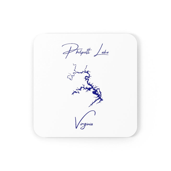 Virginia  Philpott  Lake  Coaster  Set  front  position  view  from  front  3.75  x  3.75.webp