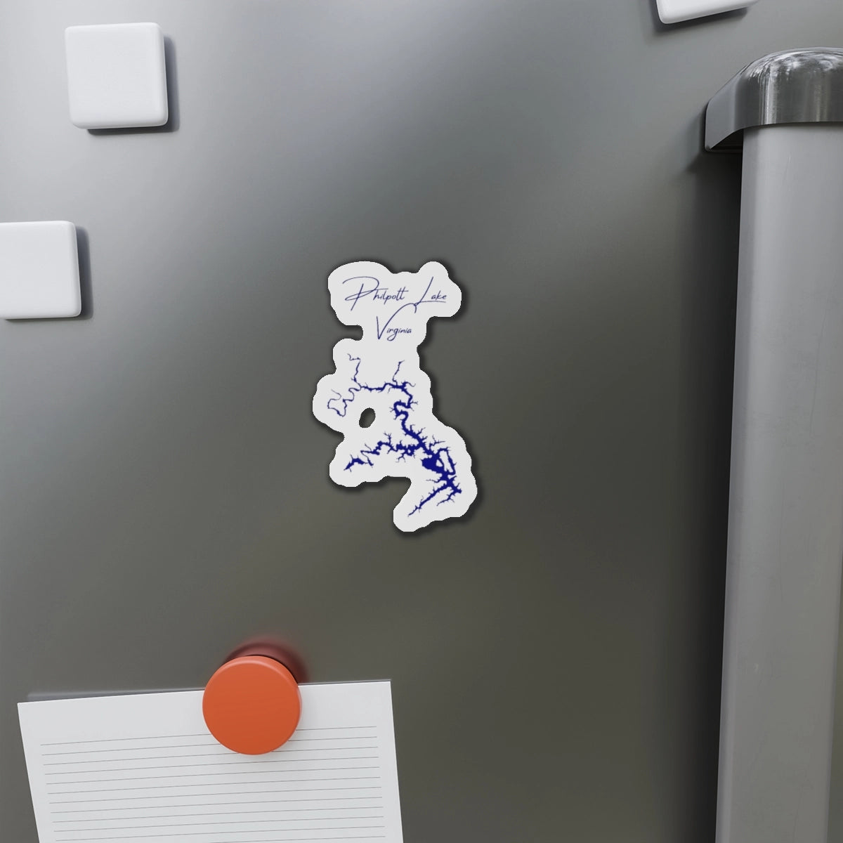 Virginia  Philpott  Lake  Die  Cut  Magnet  front  position  view  from  context-1  4  x  4.webp