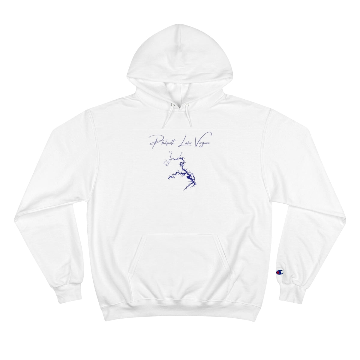 Virginia  Philpott  Lake  Hoodie  front  position  view  from  front  white.webp