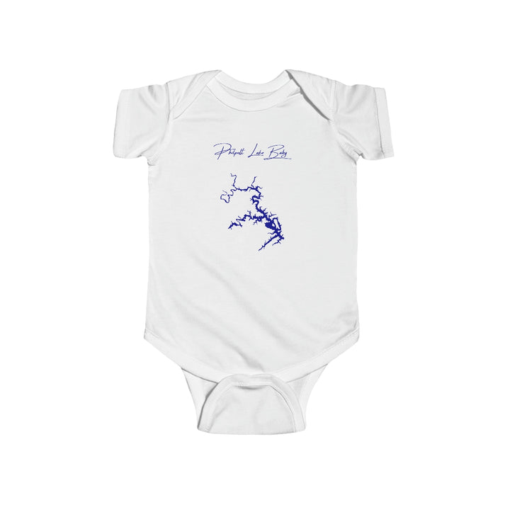 Virginia  Philpott  Lake  Onesie  front  position  view  from  front  white.webp