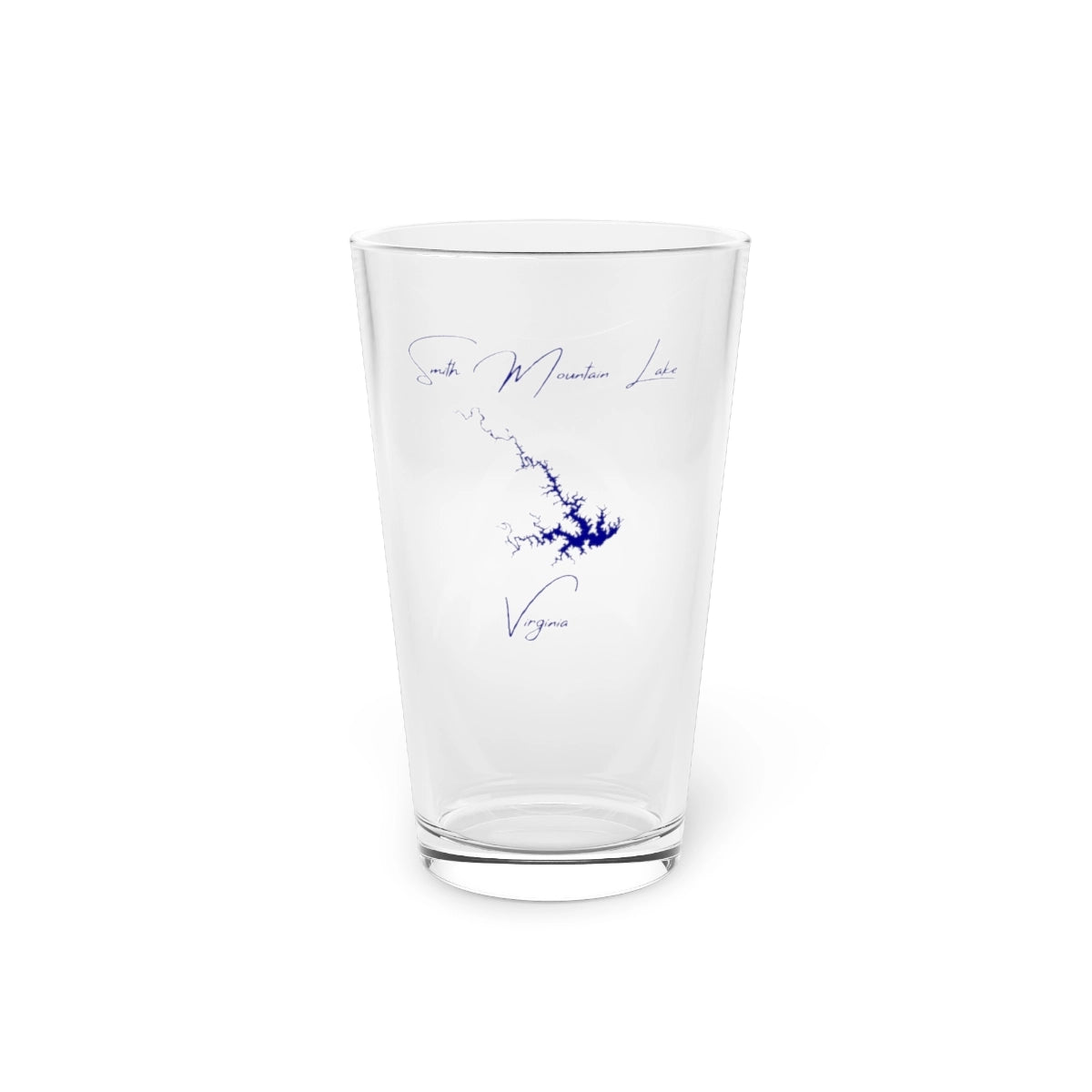 Virginia  Smith  Mountain  Lake  16oz  Pint  Glass  front  position  view  from  front  16oz.webp