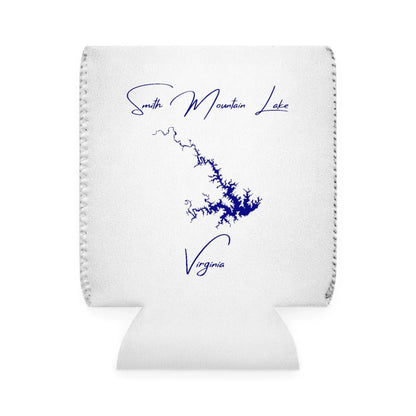 Virginia  Smith  Mountain  Lake  Can  Koozie  front  position  view  from  front-1  white.webp