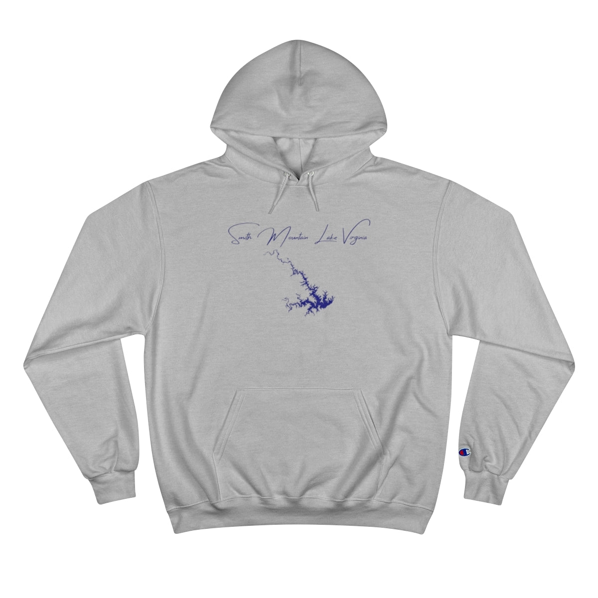 Virginia  Smith  Mountain  Lake  Hoodie  front  position  view  from  front  light  steel.webp