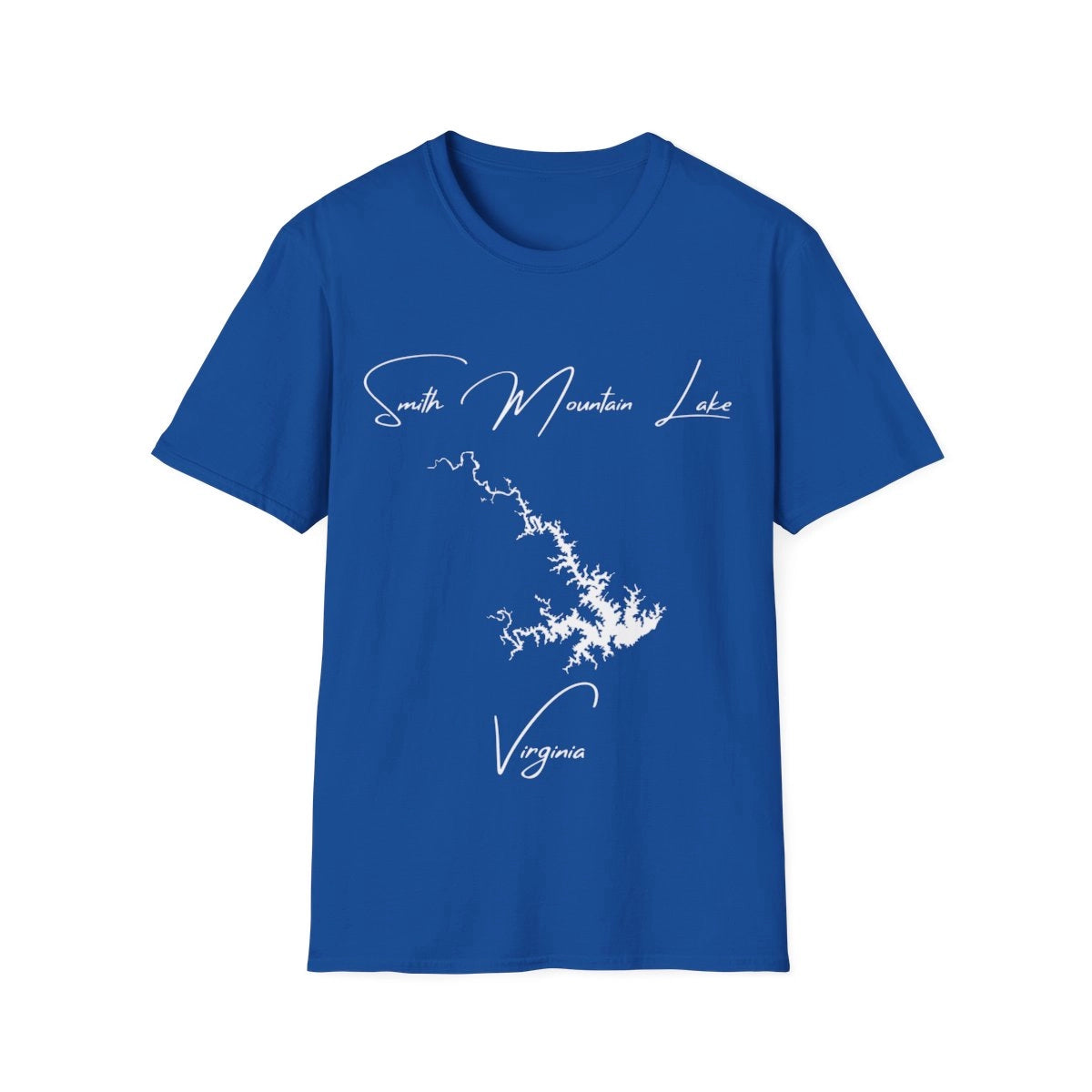 Virginia  Smith  Mountain  Lake  T-shirt  front  position  view  from  front  royal.webp