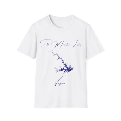 Virginia  Smith  Mountain  Lake  T-shirt  front  position  view  from  front  white.webp