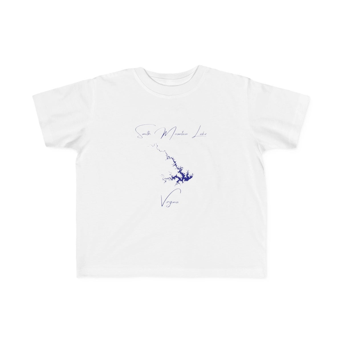 Virginia  Smith  Mountain  Lake  Toddler  T-shirt  front  position  view  from  front  white.webp