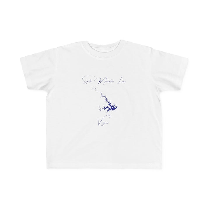 Virginia  Smith  Mountain  Lake  Toddler  T-shirt  front  position  view  from  front  white.webp