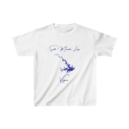 Virginia  Smith  Mountain  Lake  Youth  T-shirt  front  position  view  from  front  white.webp