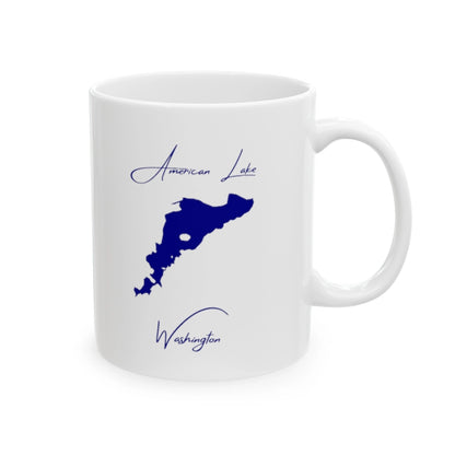 Washington  American  Lake  Ceramic  Mug  other  position  view  from  right  11oz.webp