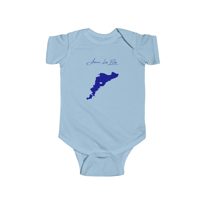 Washington  American  Lake  Onesie  front  position  view  from  front  light  blue.webp