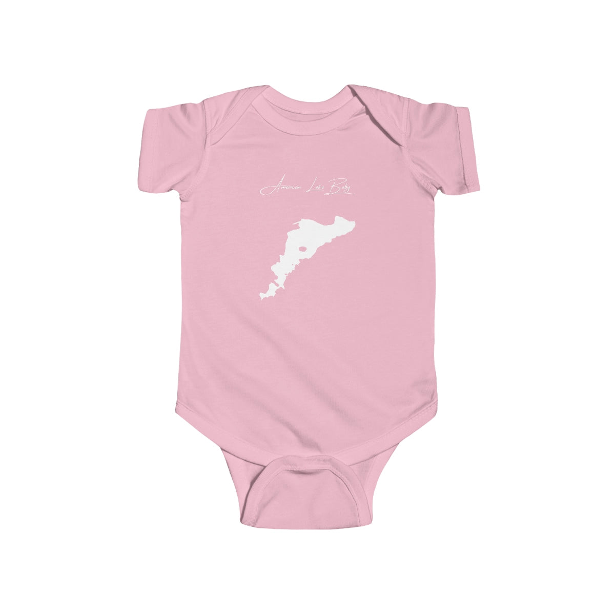 Washington  American  Lake  Onesie  front  position  view  from  front  pink.webp