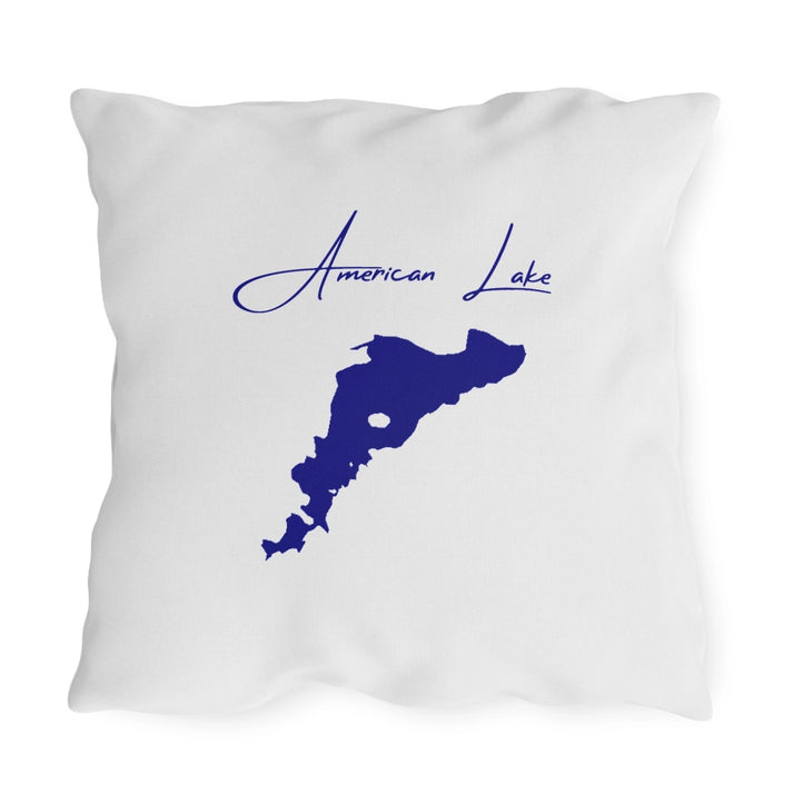 Washington  American  Lake  Outdoor  Pillow  back  position  view  from  back  20  x  20.webp